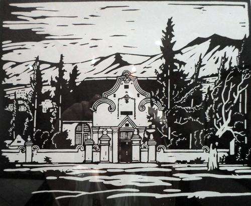 Pierneef - Kruiskerk Tulbach - A beautiful photo lithograph!! Bid now!